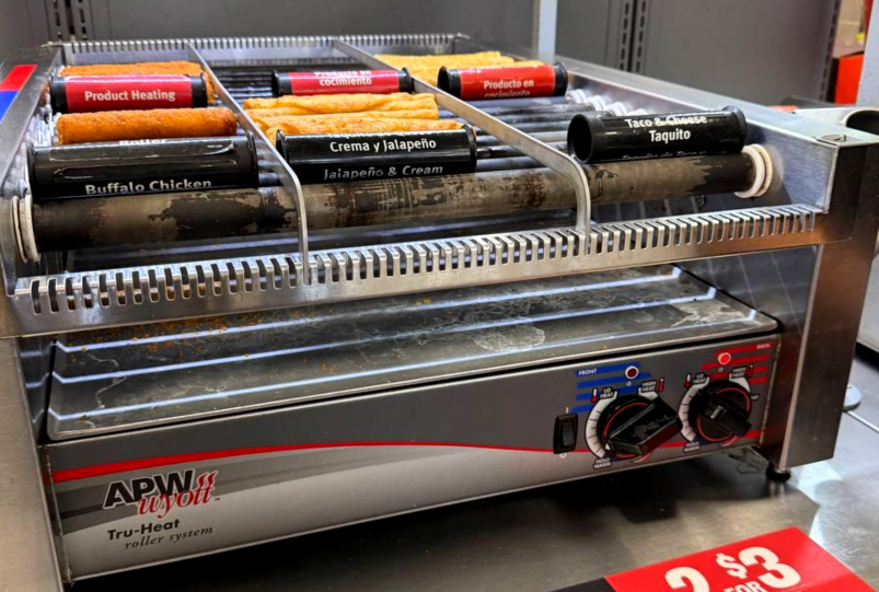 Commercial APW Wyott Tru-Heat roller grill serviced on-site after a roller drive failure in Katy, TX.