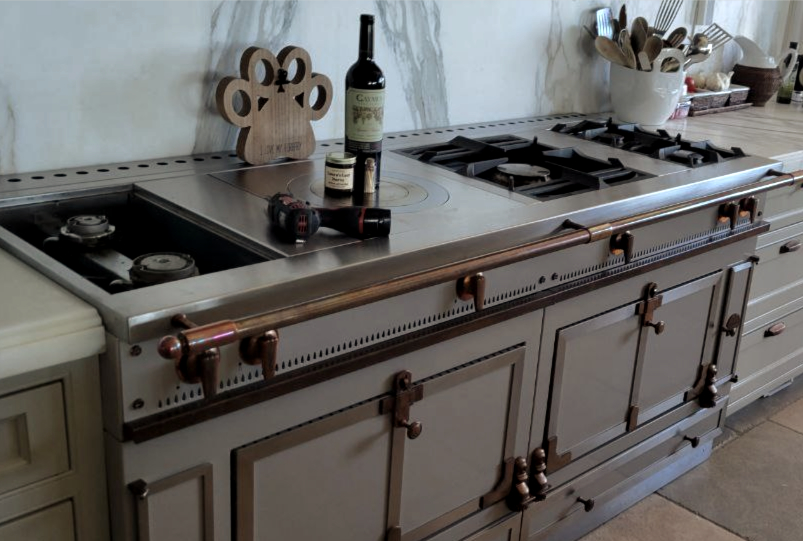 La Cornue range service visit in Katy, TX — diagnostics and performance testing